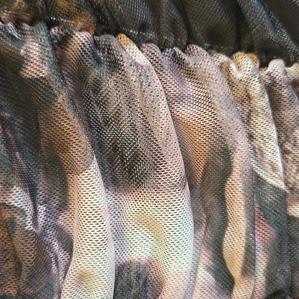 PrettyLittleThing-Draped lavender/gray print straight dress Sz 8 - Picture 3 of 16
